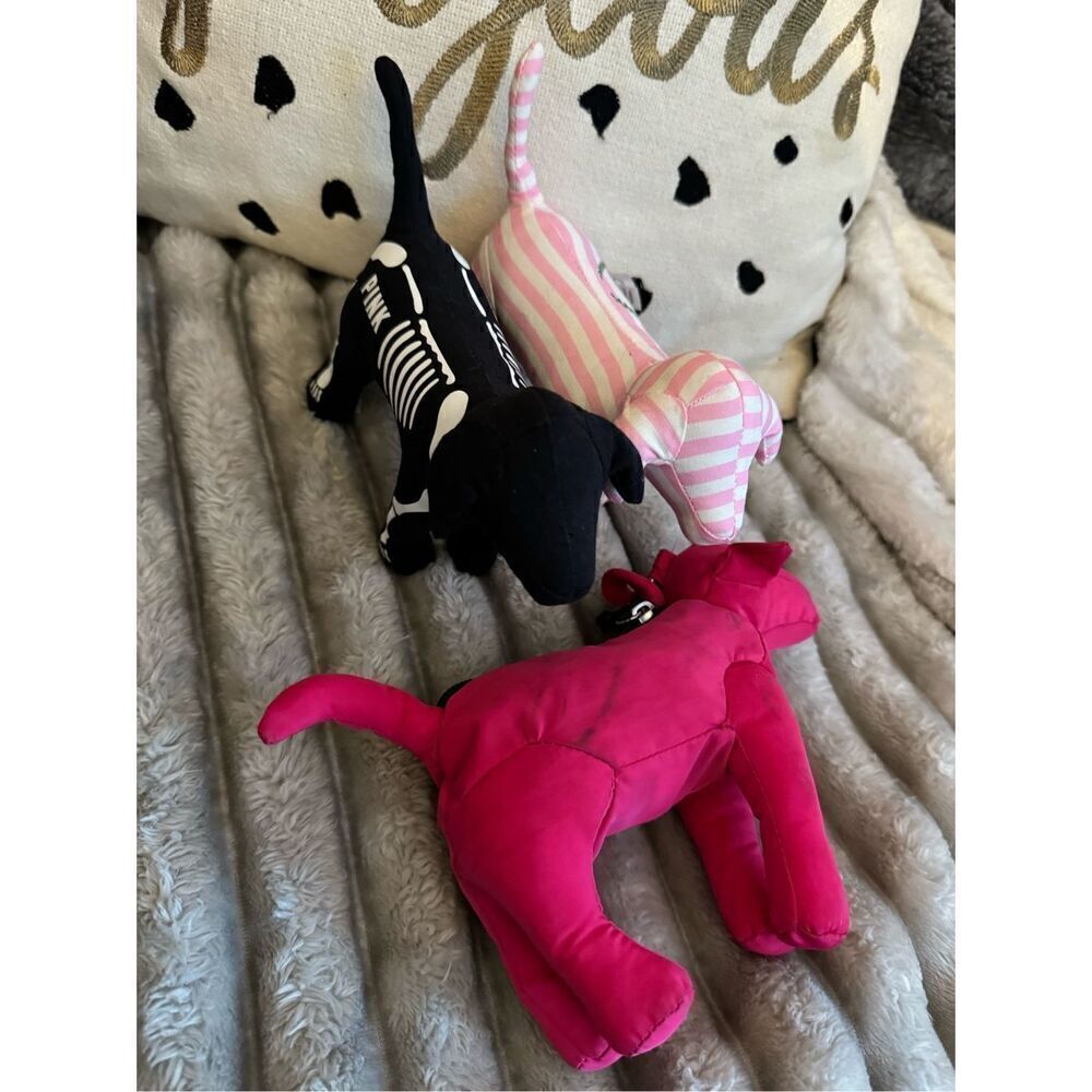 VS pink lot of 3 mini dog 1 w/removable tote - Picture 5 of 5